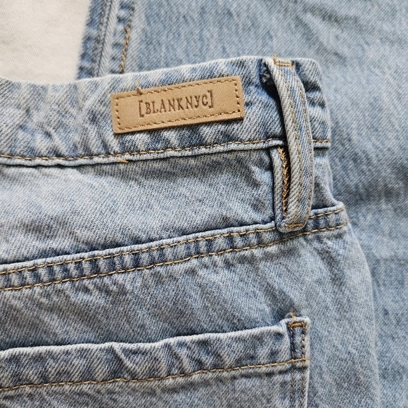 Blank NYC The Cooper Slim Straight Slit Inseam Womens Size 31 Adrenaline Rush - Picture 11 of 15